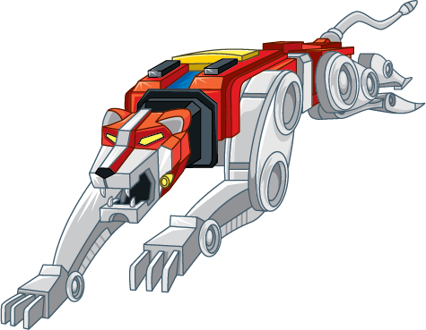Voltron Web Lion Header Character